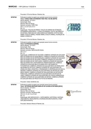 RPI - Marcas 2249 "Vervs Consultoria" 