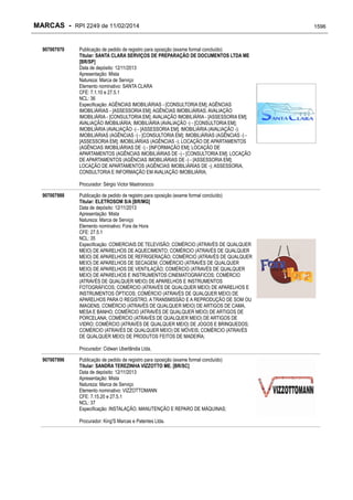 RPI - Marcas 2249 "Vervs Consultoria" 