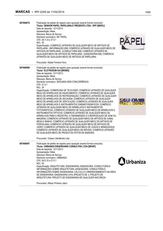 RPI - Marcas 2249 "Vervs Consultoria" 