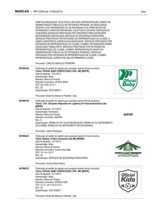 RPI - Marcas 2249 "Vervs Consultoria" 