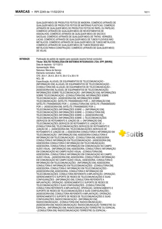 RPI - Marcas 2249 "Vervs Consultoria" 
