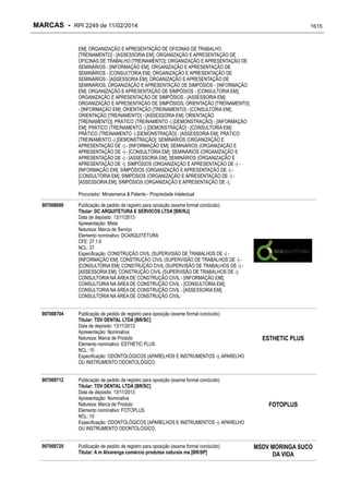 RPI - Marcas 2249 "Vervs Consultoria" 