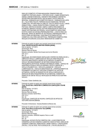 RPI - Marcas 2249 "Vervs Consultoria" 