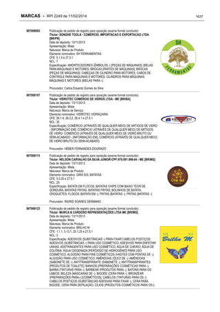 RPI - Marcas 2249 "Vervs Consultoria" 