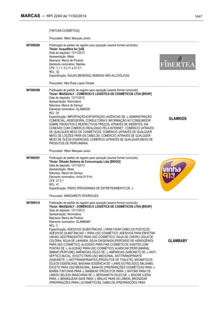 RPI - Marcas 2249 "Vervs Consultoria" 