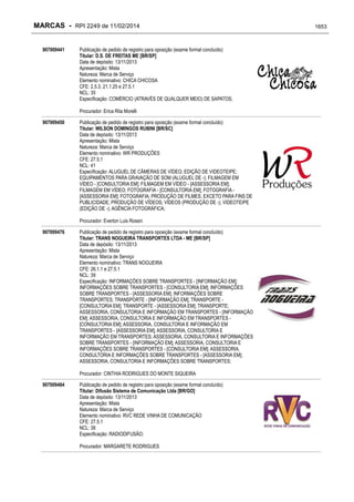 RPI - Marcas 2249 "Vervs Consultoria" 