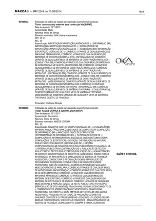 RPI - Marcas 2249 "Vervs Consultoria" 