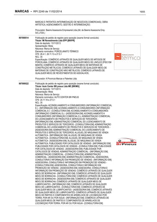 RPI - Marcas 2249 "Vervs Consultoria" 