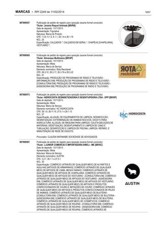 RPI - Marcas 2249 "Vervs Consultoria" 