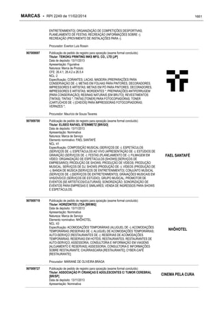 RPI - Marcas 2249 "Vervs Consultoria" 