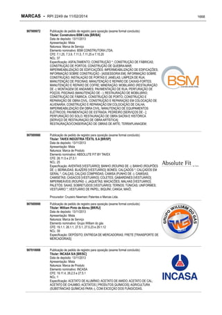 RPI - Marcas 2249 "Vervs Consultoria" 