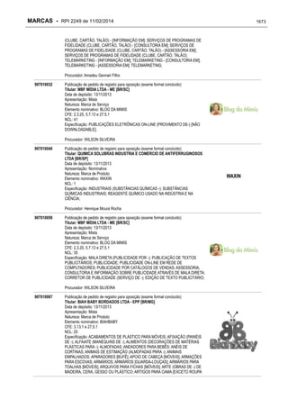 RPI - Marcas 2249 "Vervs Consultoria" 