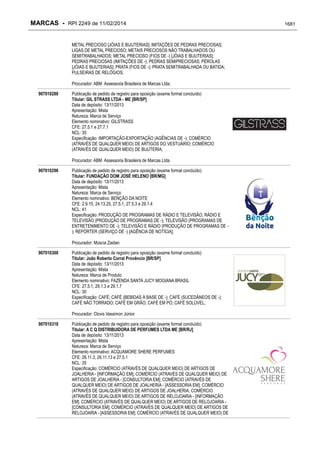 RPI - Marcas 2249 "Vervs Consultoria" 