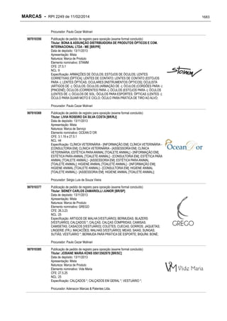 RPI - Marcas 2249 "Vervs Consultoria" 