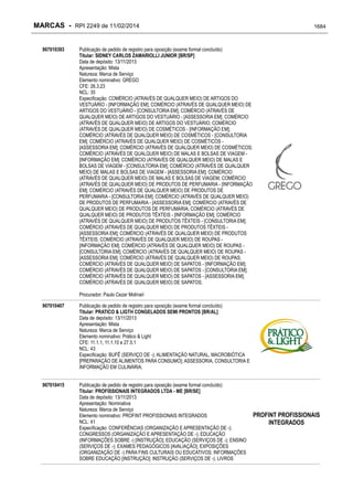 RPI - Marcas 2249 "Vervs Consultoria" 