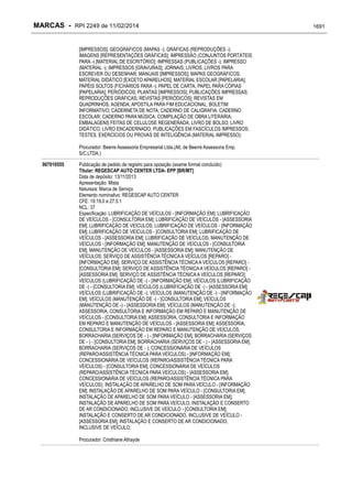 RPI - Marcas 2249 "Vervs Consultoria" 