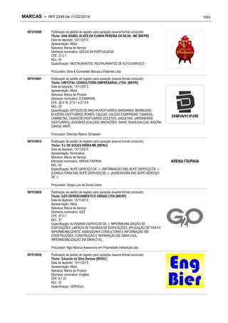 RPI - Marcas 2249 "Vervs Consultoria" 