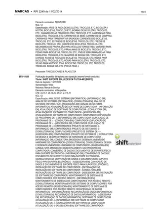 RPI - Marcas 2249 "Vervs Consultoria" 