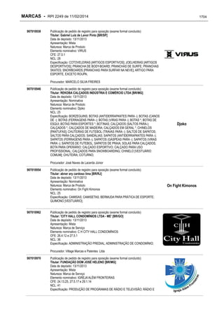 RPI - Marcas 2249 "Vervs Consultoria" 
