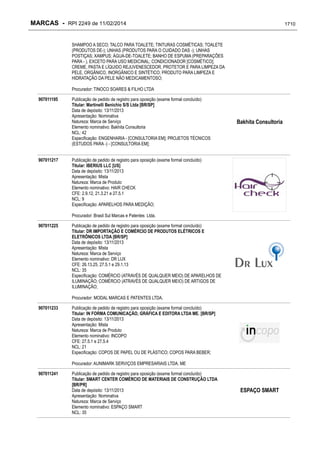 RPI - Marcas 2249 "Vervs Consultoria" 