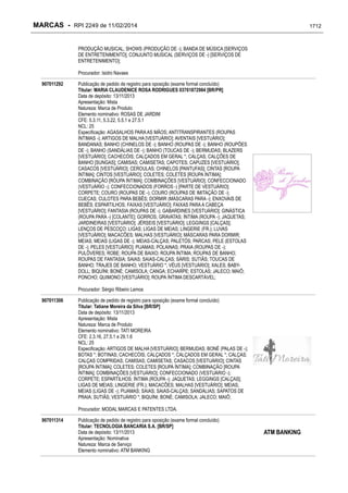 RPI - Marcas 2249 "Vervs Consultoria" 