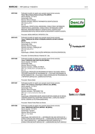 RPI - Marcas 2249 "Vervs Consultoria" 