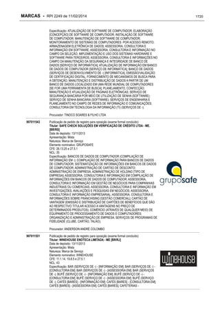 RPI - Marcas 2249 "Vervs Consultoria" 