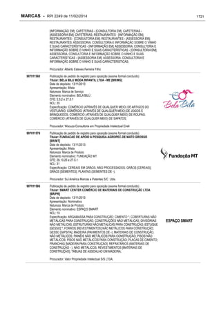 RPI - Marcas 2249 "Vervs Consultoria" 