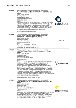 RPI - Marcas 2249 "Vervs Consultoria" 