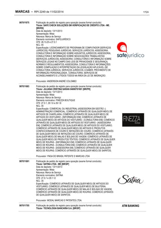 RPI - Marcas 2249 "Vervs Consultoria" 