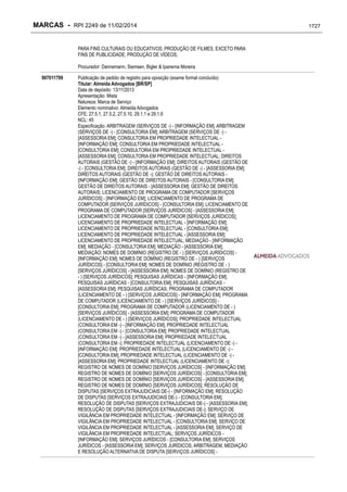 RPI - Marcas 2249 "Vervs Consultoria" 