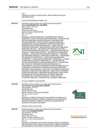 RPI - Marcas 2249 "Vervs Consultoria" 