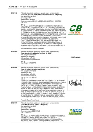 RPI - Marcas 2249 "Vervs Consultoria" 