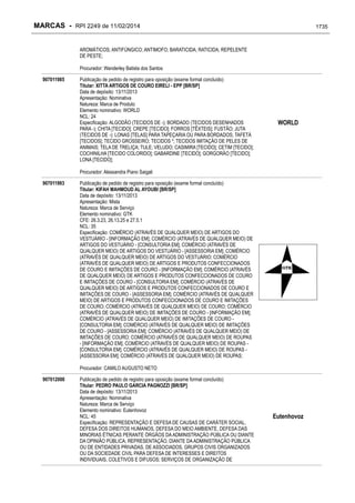 RPI - Marcas 2249 "Vervs Consultoria" 