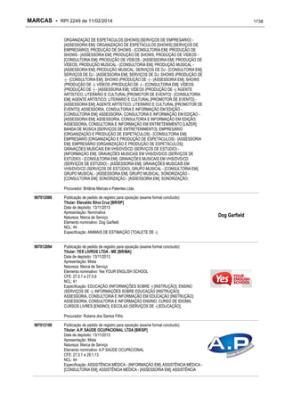 RPI - Marcas 2249 "Vervs Consultoria" 