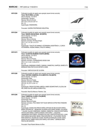 RPI - Marcas 2249 "Vervs Consultoria" 