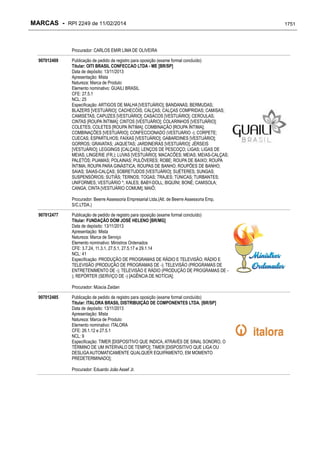 RPI - Marcas 2249 "Vervs Consultoria" 