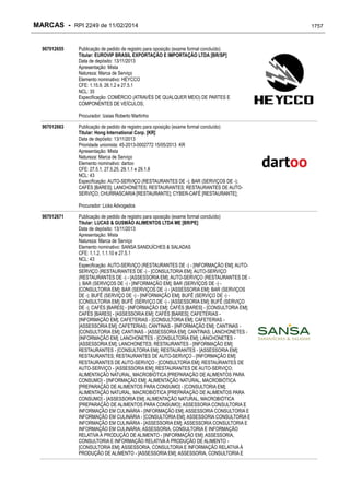 RPI - Marcas 2249 "Vervs Consultoria" 