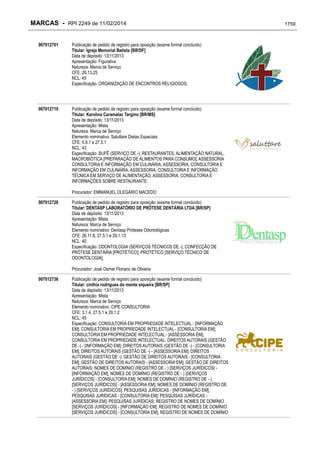 RPI - Marcas 2249 "Vervs Consultoria" 