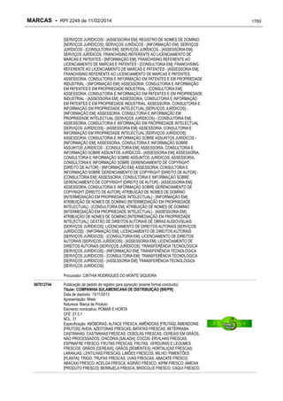 RPI - Marcas 2249 "Vervs Consultoria" 