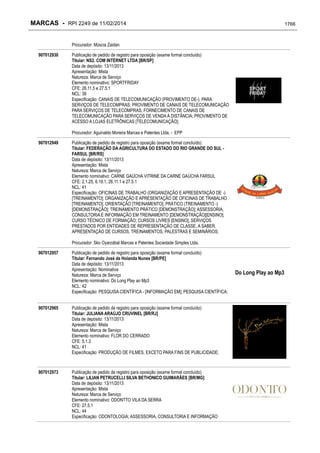 RPI - Marcas 2249 "Vervs Consultoria" 