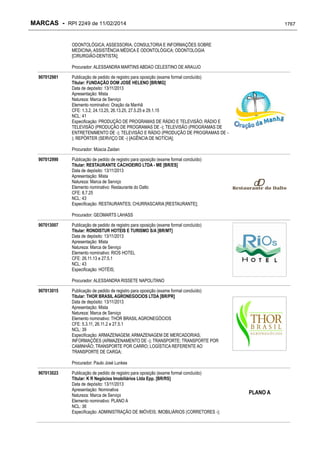 RPI - Marcas 2249 "Vervs Consultoria" 