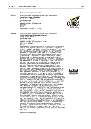 RPI - Marcas 2249 "Vervs Consultoria" 