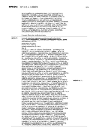 RPI - Marcas 2249 "Vervs Consultoria" 