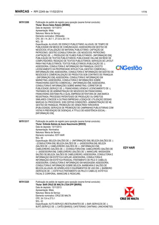 RPI - Marcas 2249 "Vervs Consultoria" 