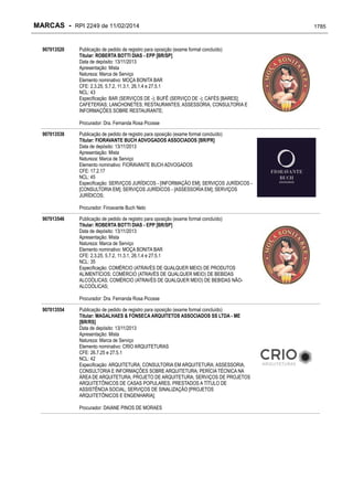 RPI - Marcas 2249 "Vervs Consultoria" 