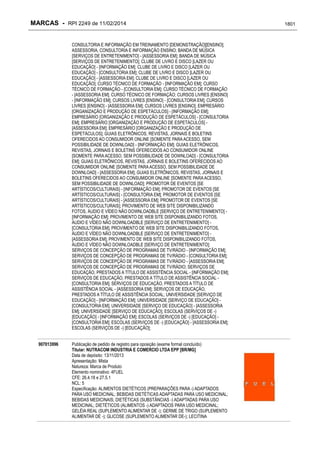 RPI - Marcas 2249 "Vervs Consultoria" 