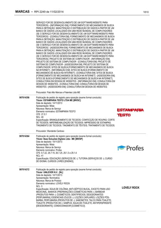 RPI - Marcas 2249 "Vervs Consultoria" 