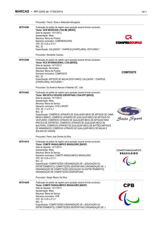 RPI - Marcas 2249 "Vervs Consultoria" 