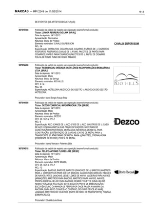 RPI - Marcas 2249 "Vervs Consultoria" 
